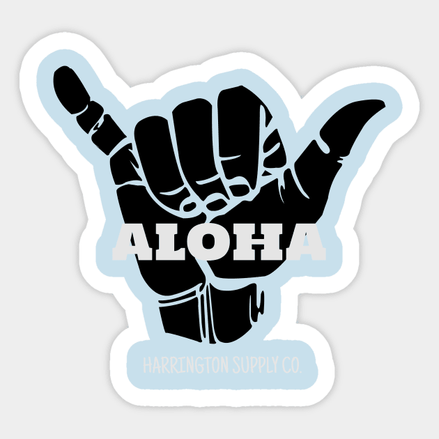 Aloha Tee Sticker by Harrington Supply Co.